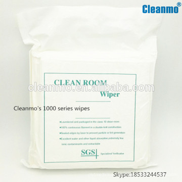 Limpiador del paño grueso y suave no tejido del fabricante Cleanroom / poliéster / microfiber con precio competitivo
